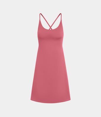 SoftlyZero™ Plush 2-in-1 Pocket Mini Active Dress D-F Cups