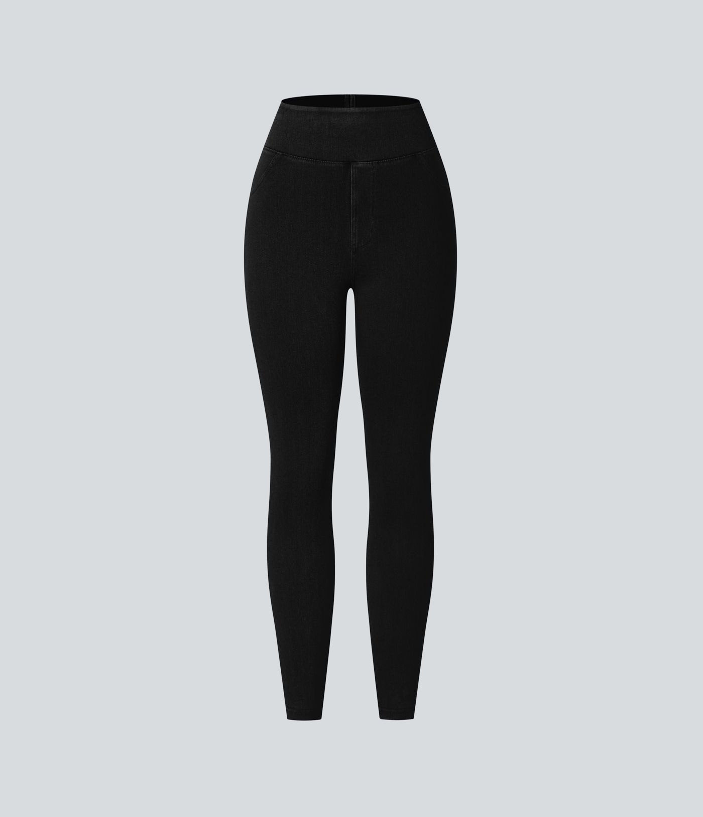 Halara Flex™ High Waisted Denim Tights Scrunch Casual Leggings with Pockets