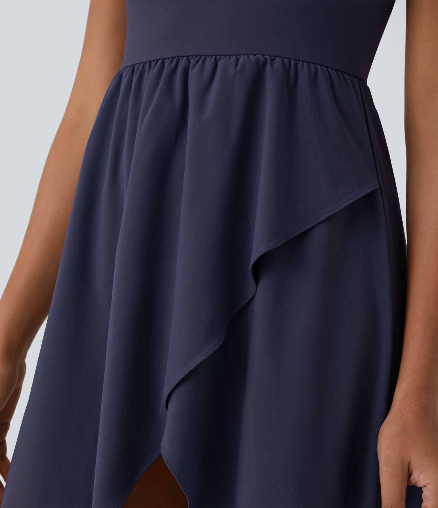 Breezeful™ High Low 2-Piece Pocket Flowy Midi Quick Dry Casual Dress