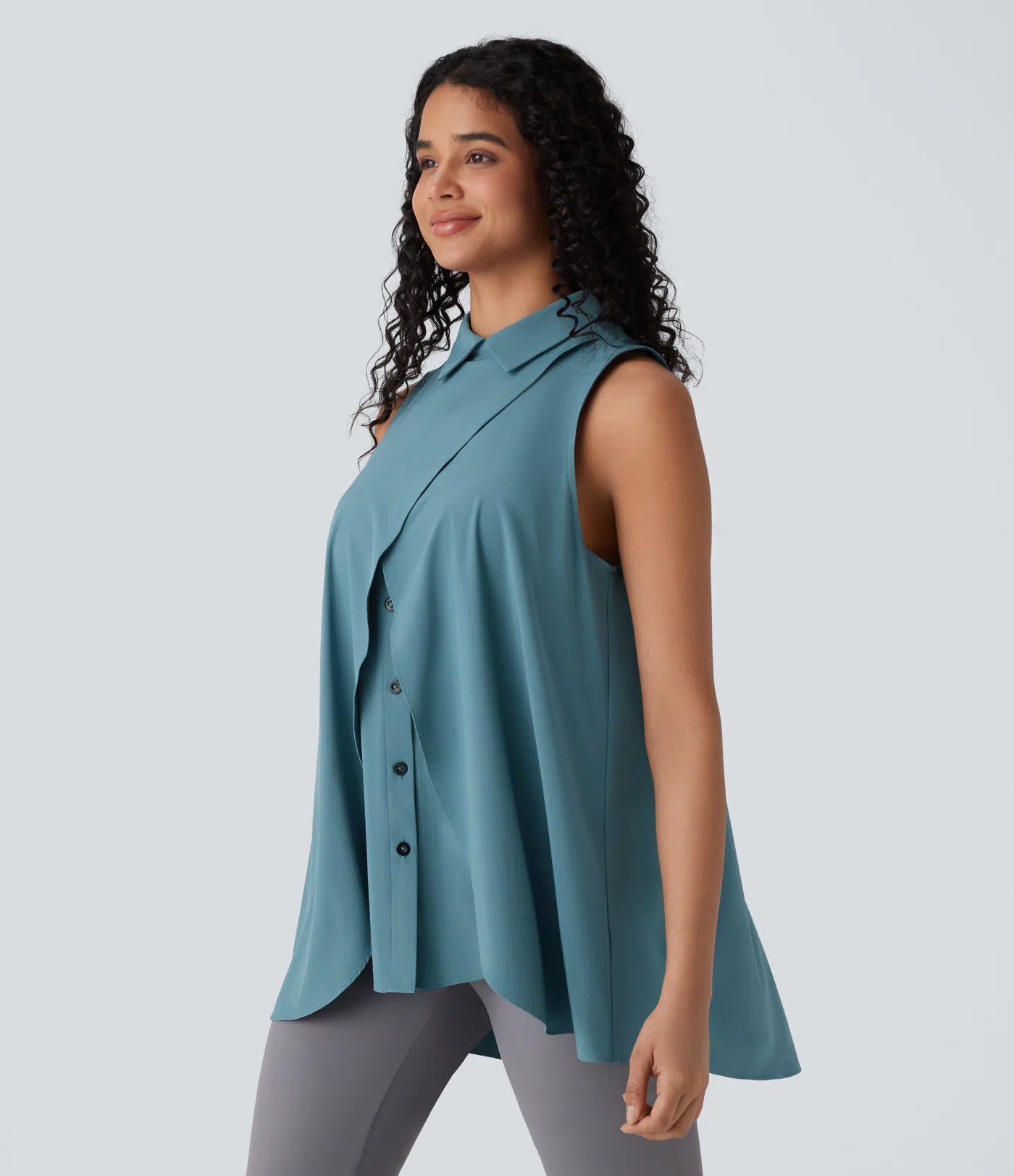 Breezeful™ Sleeveless Flowy Quick Dry Work Blouse