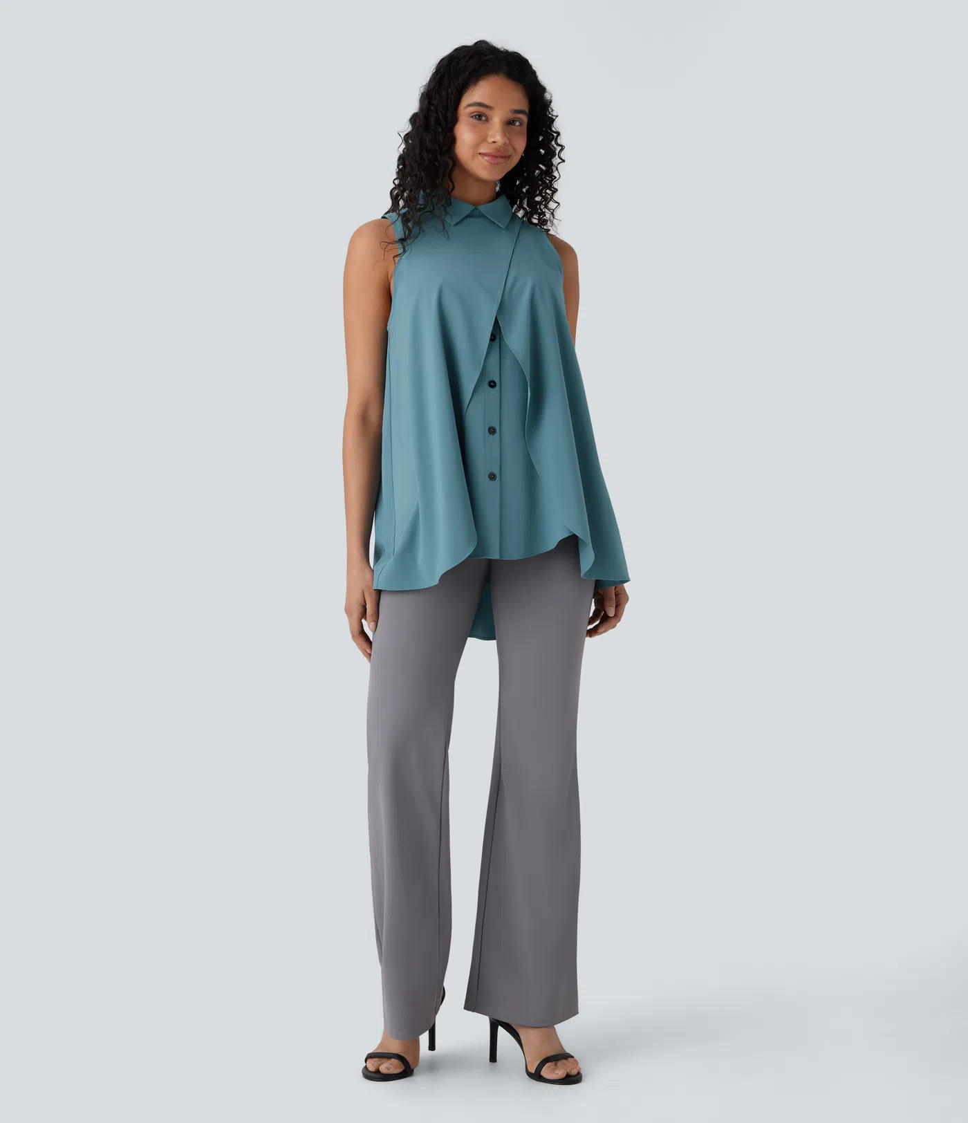 Breezeful™ Sleeveless Flowy Quick Dry Work Blouse