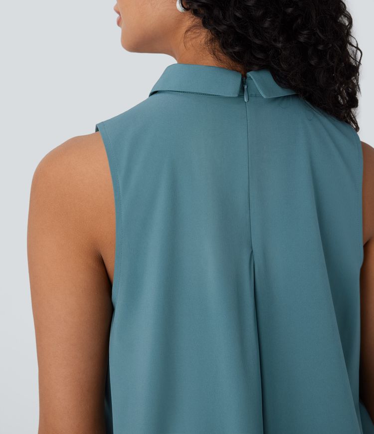 Breezeful™ Sleeveless Flowy Quick Dry Work Blouse