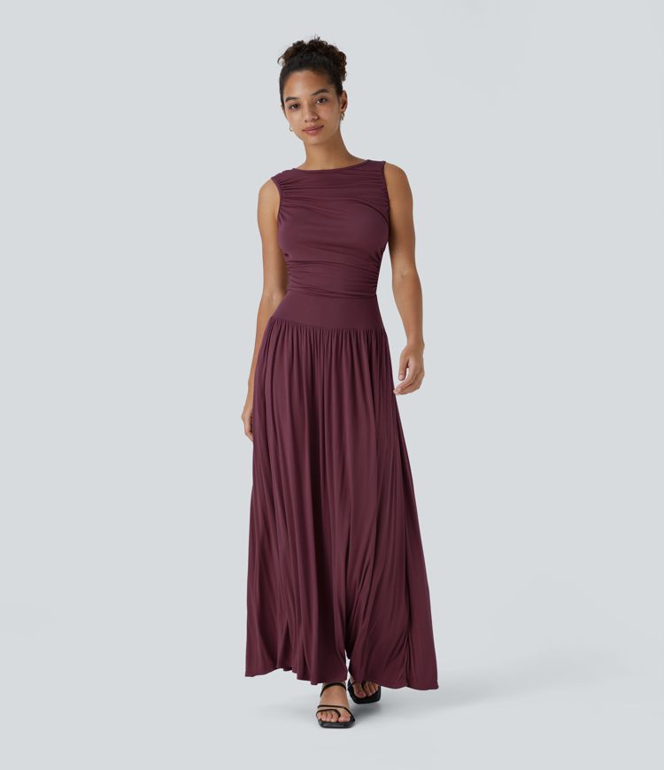WZHYY Plus Size Evening Dresses Long Sleeveless V-Neck Ever Pretty Of...