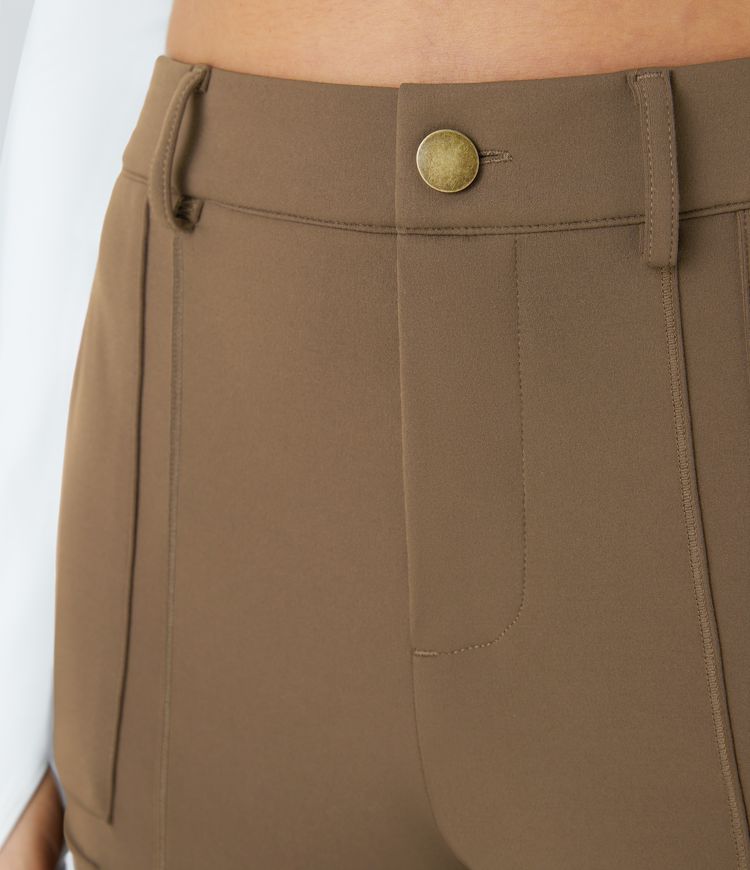 DayStretch - Cargo-Hose mit hohem Bund, Seitentaschen und schmaler Passform