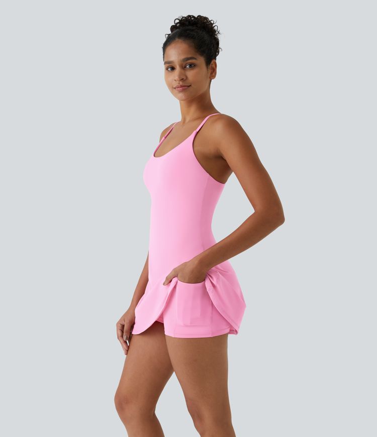 Softlyzero™ Plush Backless Active Dress-Easy Peezy Edition