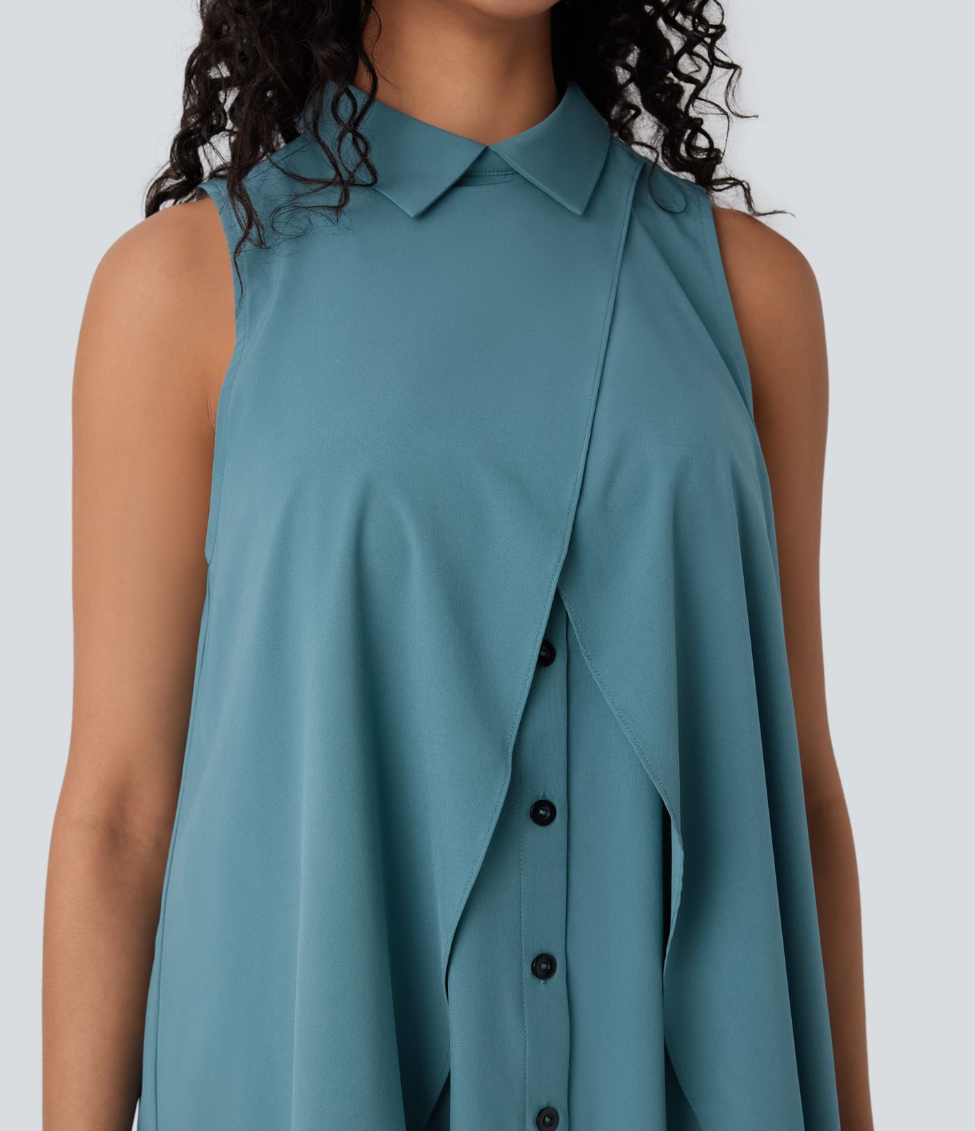 Breezeful™ Sleeveless Flowy Quick Dry Work Blouse