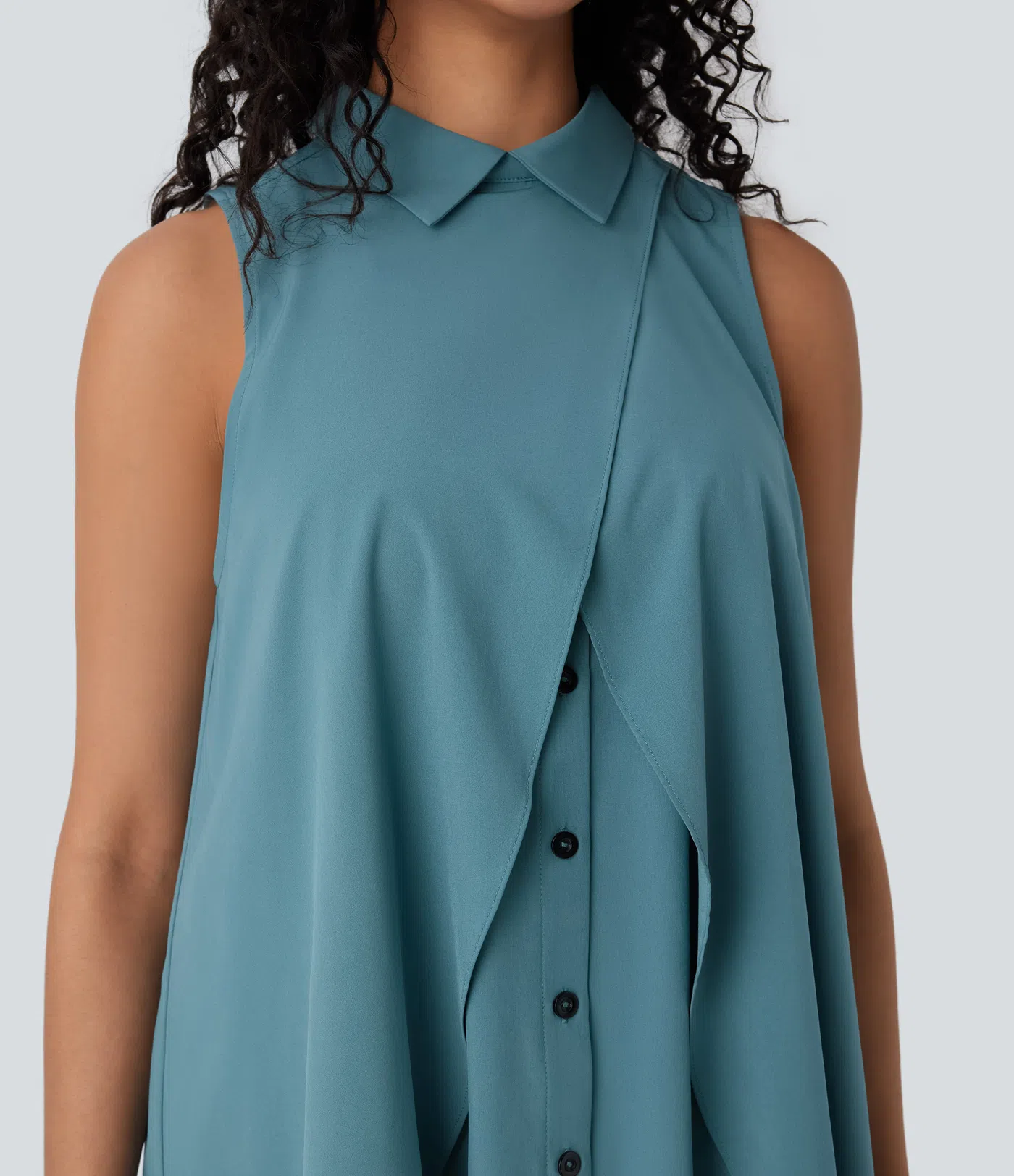 Breezeful™ Sleeveless Flowy Quick Dry Work Blouse