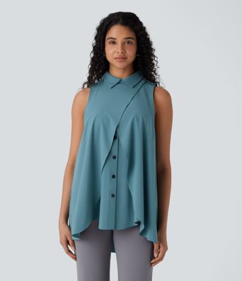 Breezeful™ Sleeveless Flowy Quick Dry Work Blouse