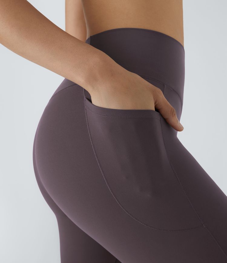 Patitoff™ 2.0 Pet Hair Resistant High Waisted Crossover Side Pocket Yoga Leggings