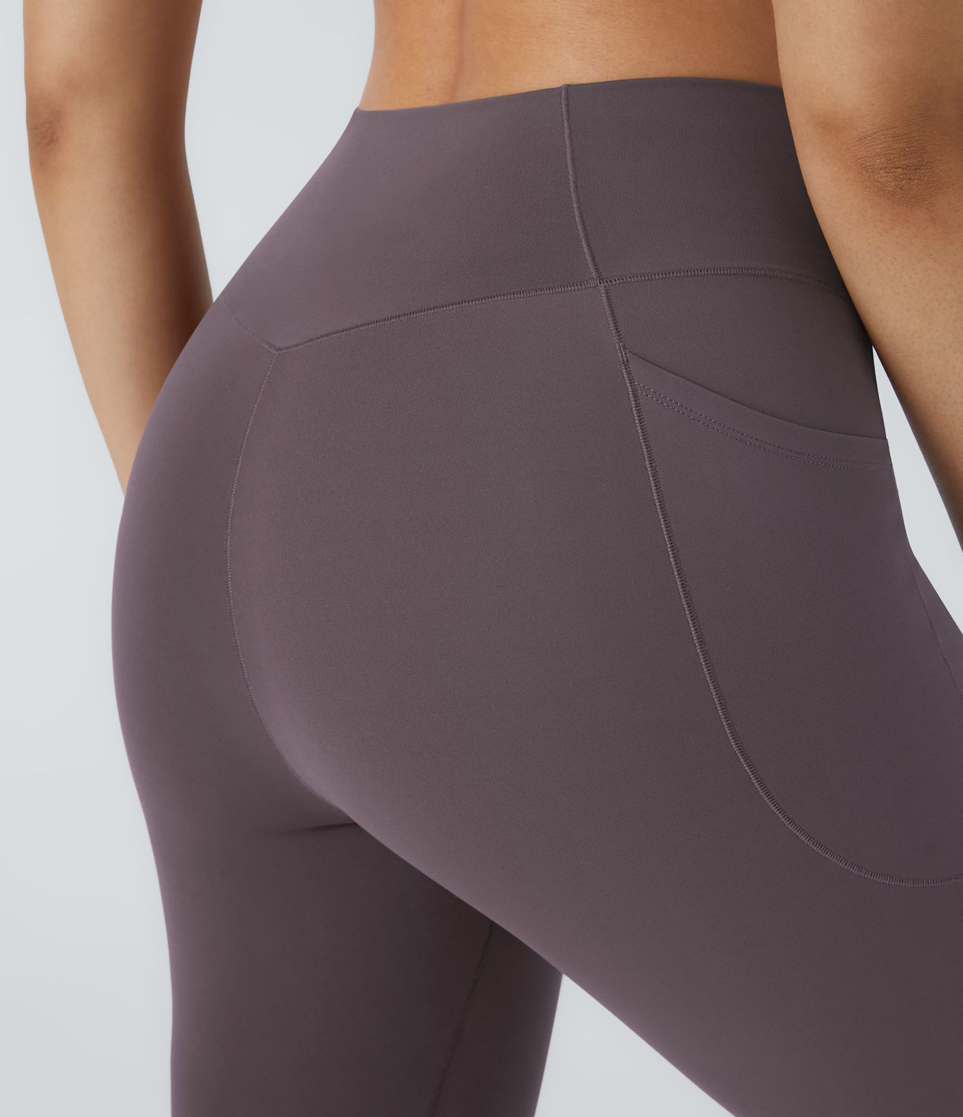 Patitoff™ 2.0 Pet Hair Resistant High Waisted Crossover Side Pocket Yoga Leggings