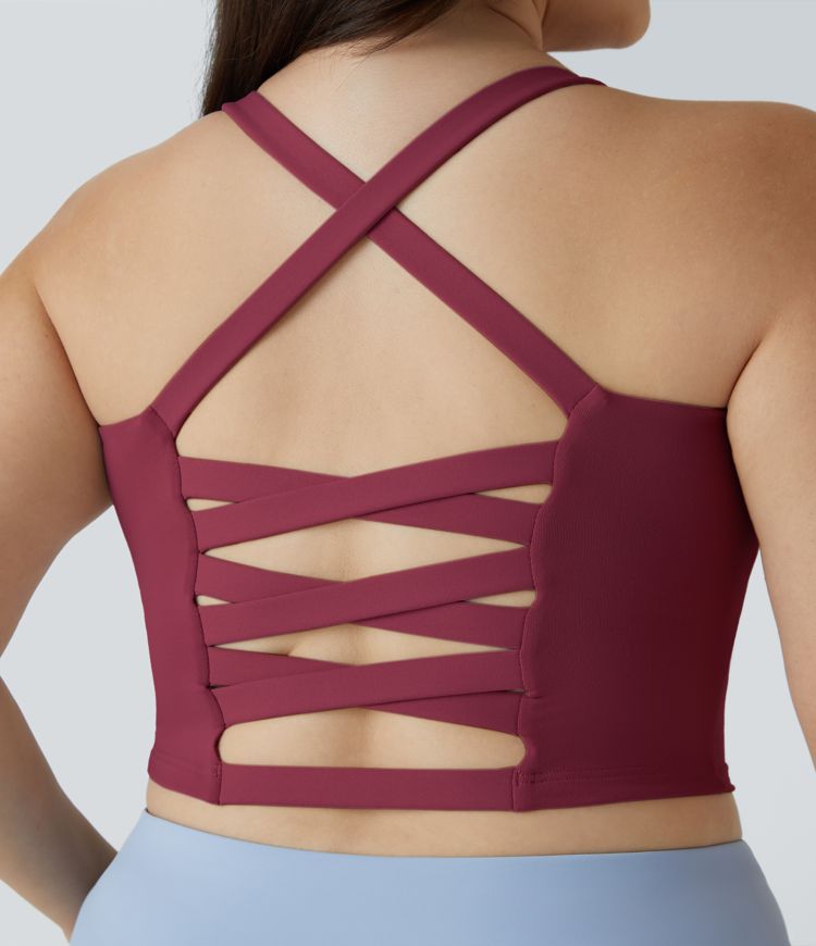 Cropped Yoga Plus Size Tank Top