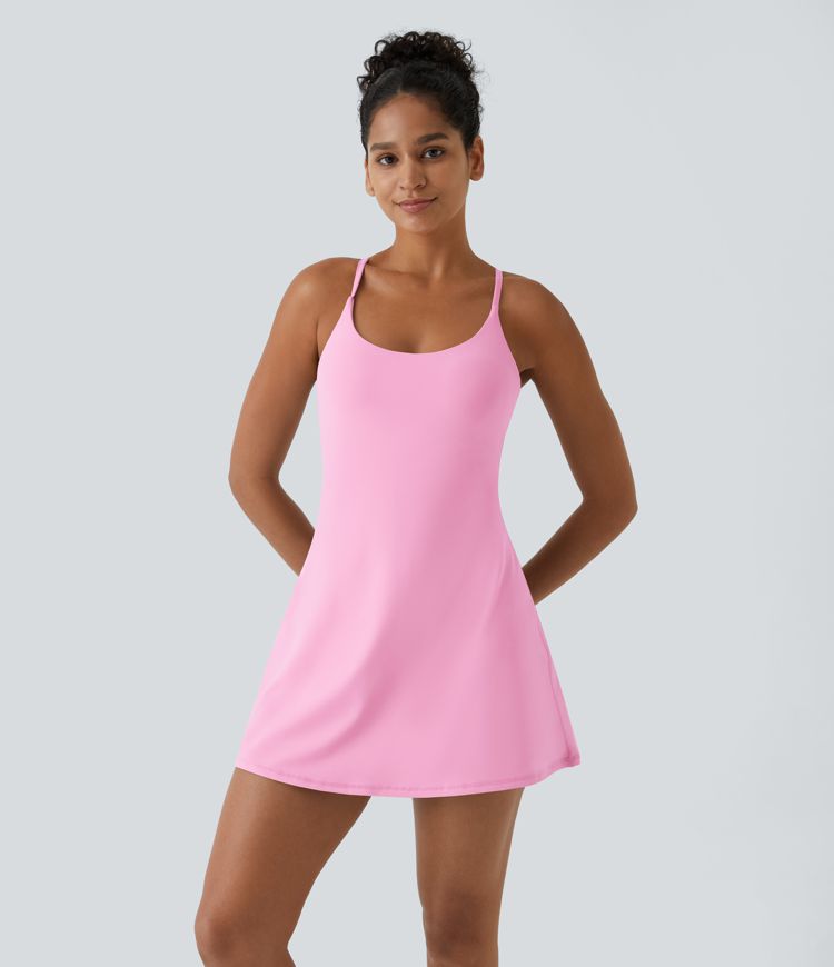 Softlyzero™ Plush Backless Active Dress-Easy Peezy Edition