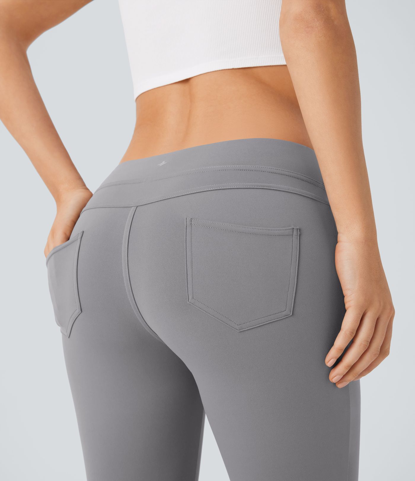 DayStretch Low Rise Pocket Flare Casual Leggings