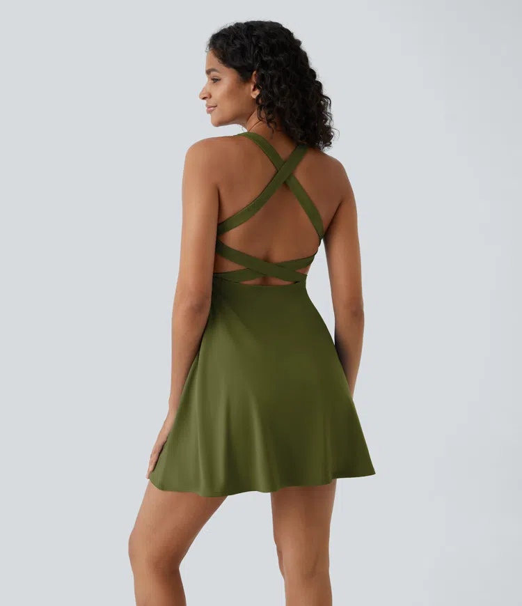 Flare 2-Piece Pocket Dance Active Dress