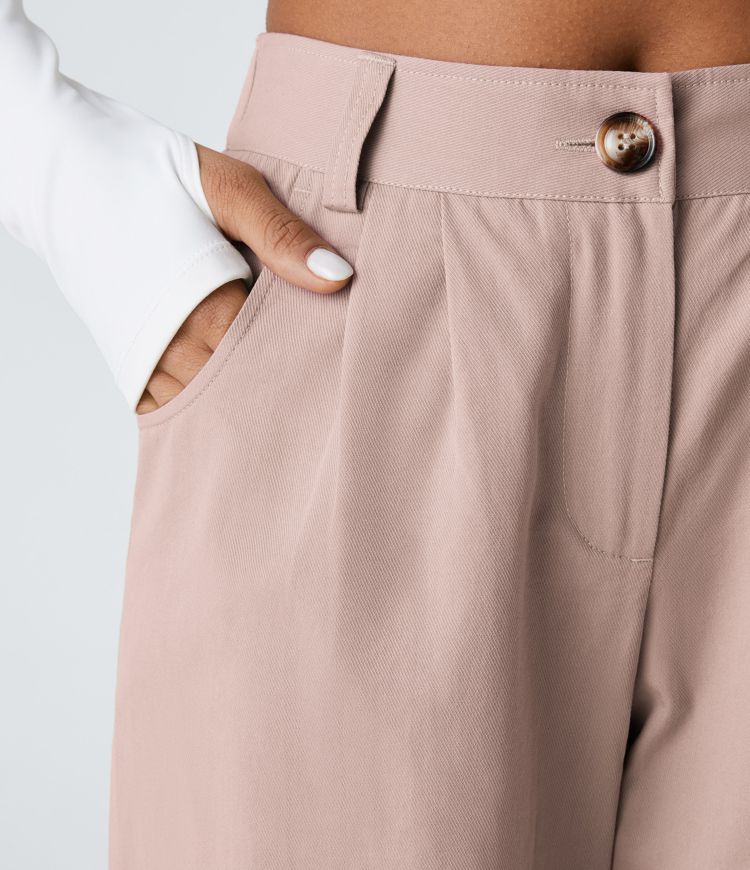 Mid Rise Casual Cotton Joggers with Pockets