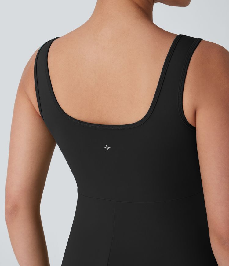 SpeedWave™ Square Neck Pocket Quick Dry Mini Hiking Active Dress