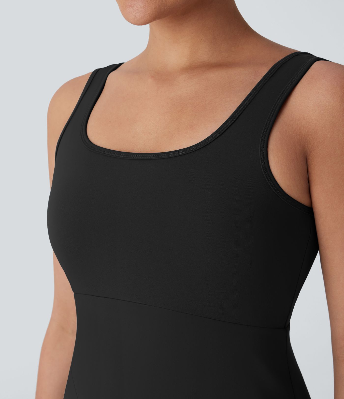 SpeedWave™ Square Neck Pocket Quick Dry Mini Hiking Active Dress