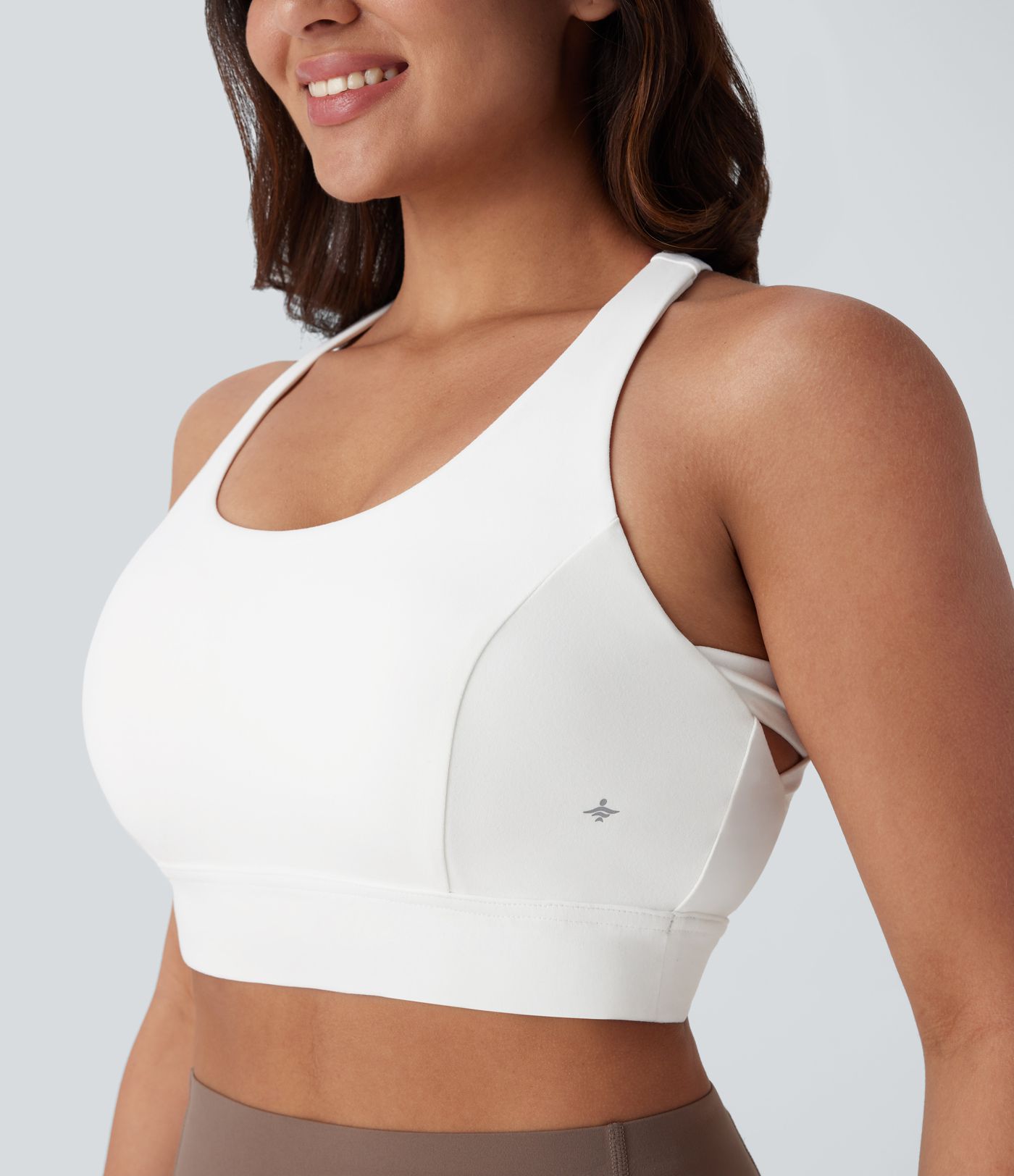 Brassière yoga dos nageur maintien léger D-F