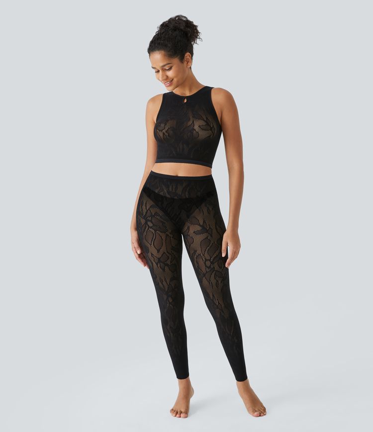 Nahtlos fließendes, lässiges Tanktop mit Cut-Outs