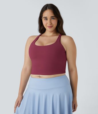 Cropped Yoga Plus Size Tank Top