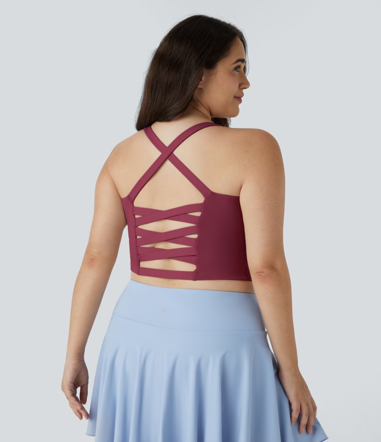 Cropped Yoga Plus Size Tank Top
