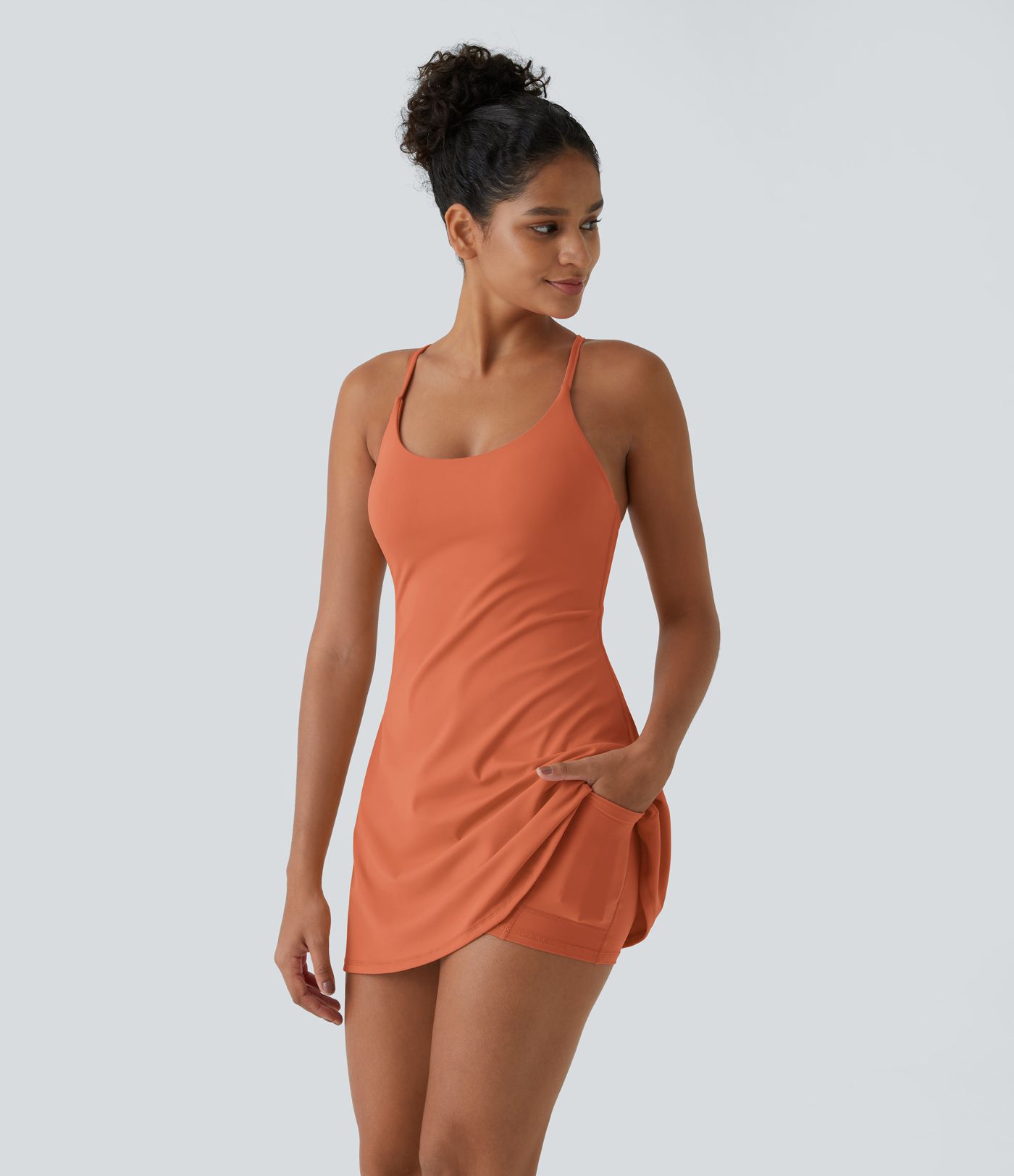 SoftlyZero™ Plush Backless Active Dress-Easy Peezy Edition