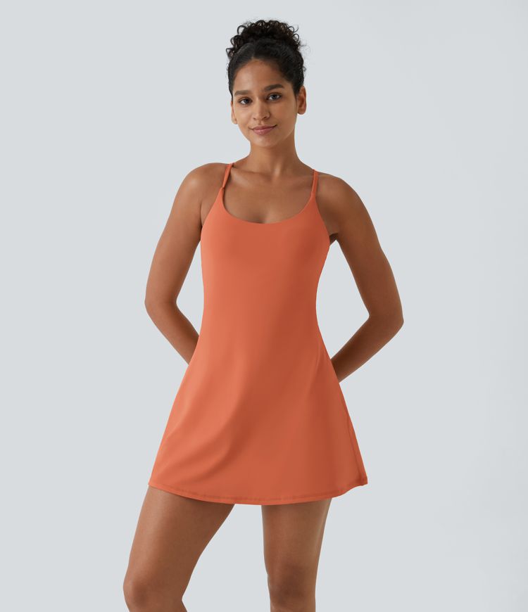 SoftlyZero™ Plush Backless Active Dress-Easy Peezy Edition