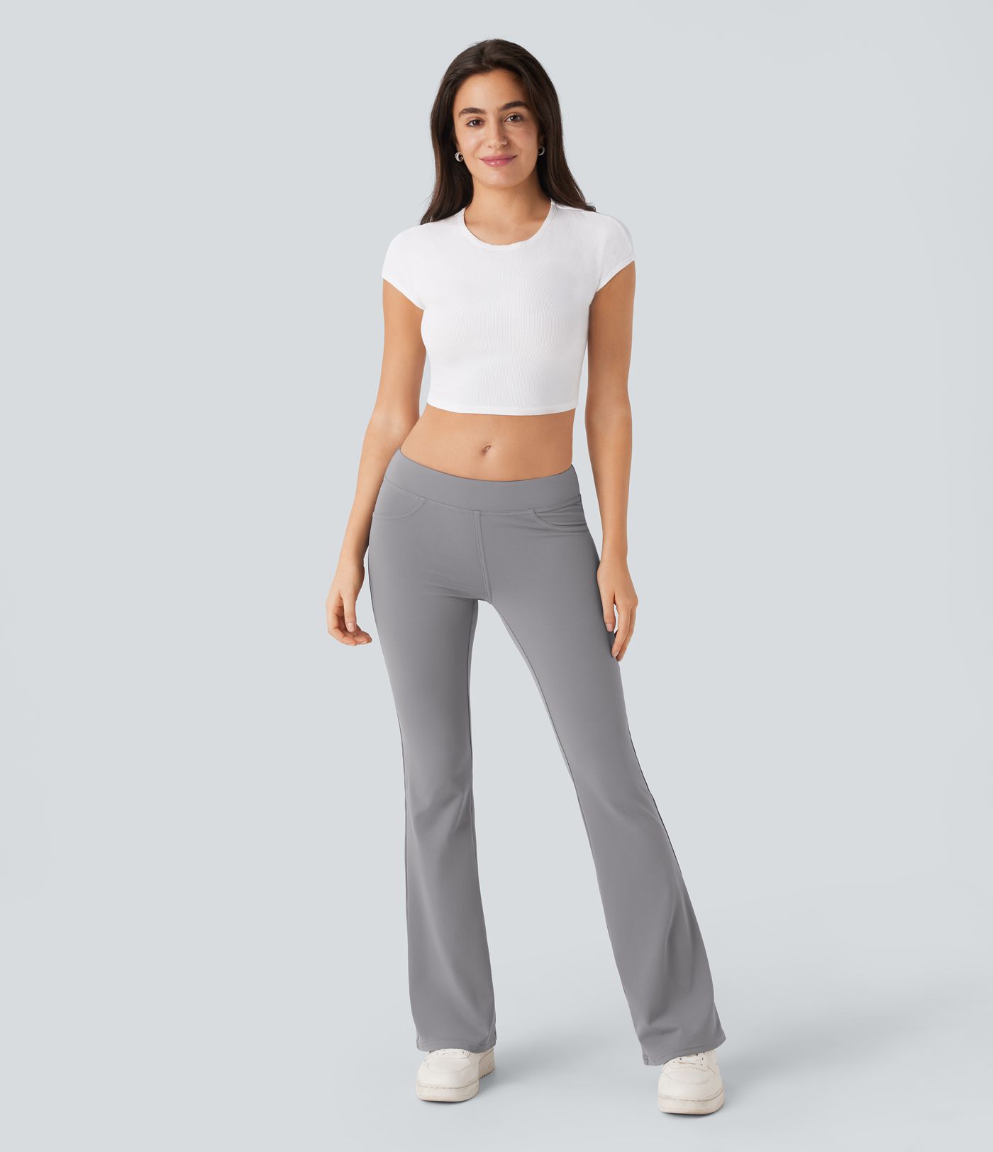 DayStretch Low Rise Pocket Flare Casual Leggings