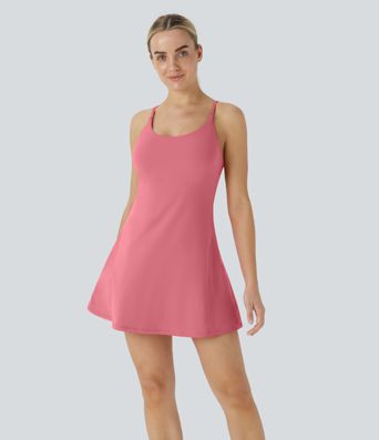 SoftlyZero™ Plush Backless Active Dress