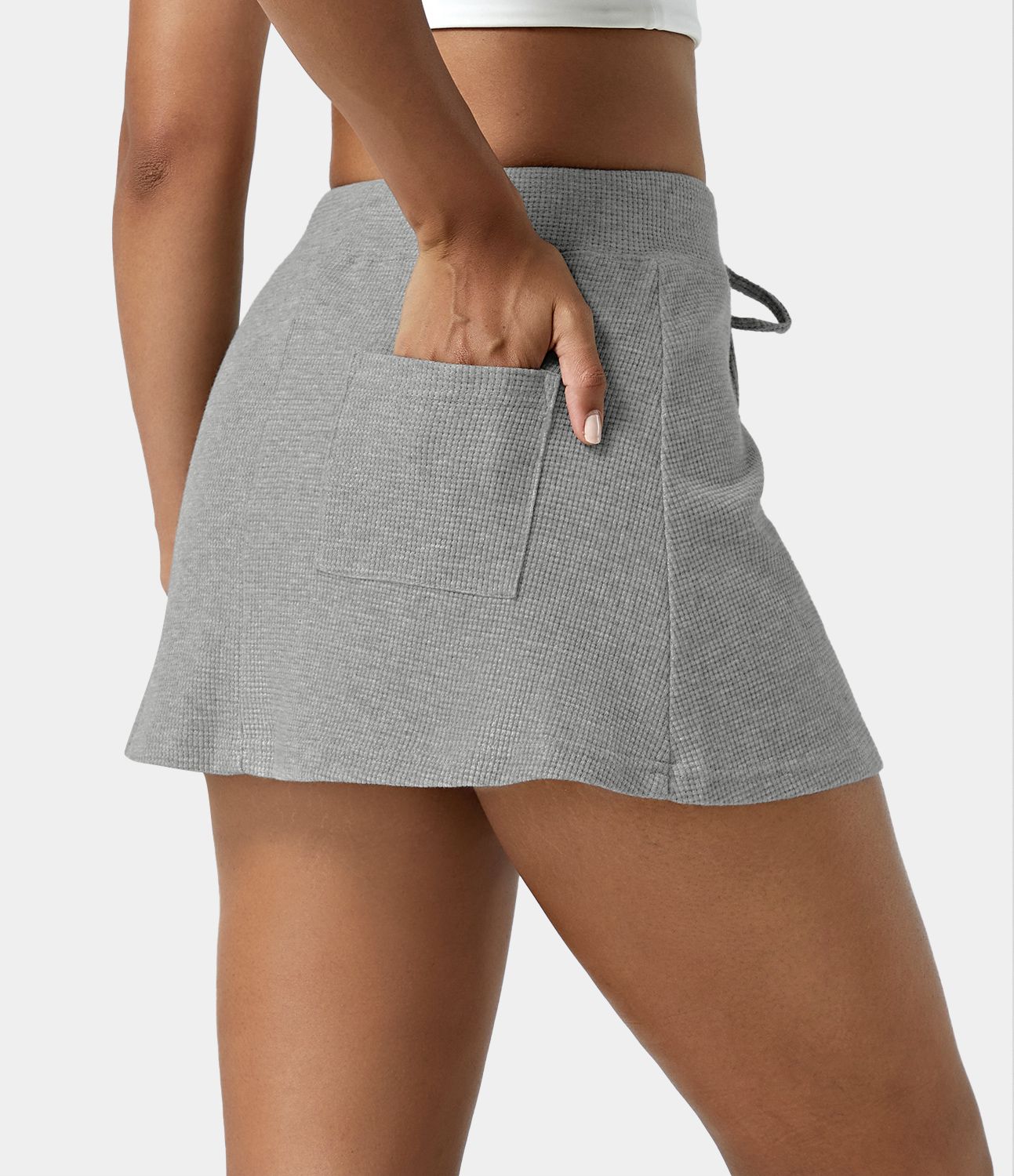 In My Feels Everyday Mini Chill-Rock with Drawstring and Waffle Pattern - Delicious