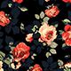 Yellow-Red Floral Print