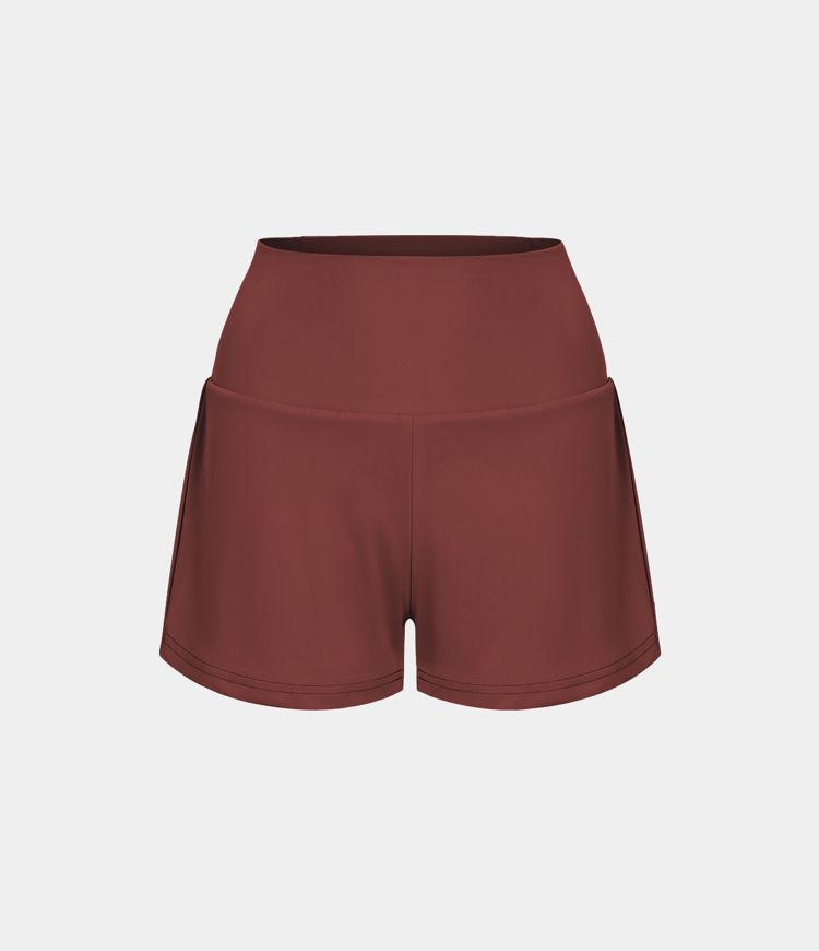 SoftlyZero™ Airy Super High Waisted Cool Touch Yoga Shorts with Pockets