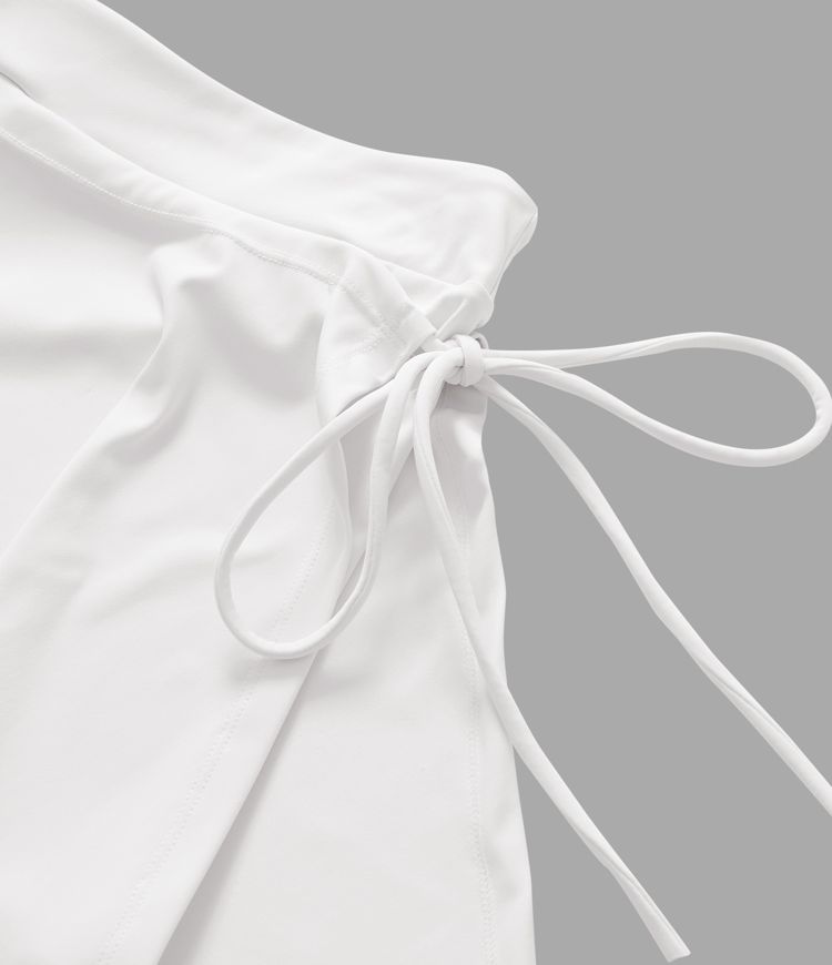 Everyday Softlyzero™ Airy Mid Rise Tie Side A Line 2-in-1 Side Pocket Mini  Tennis Skirt-UPF50+