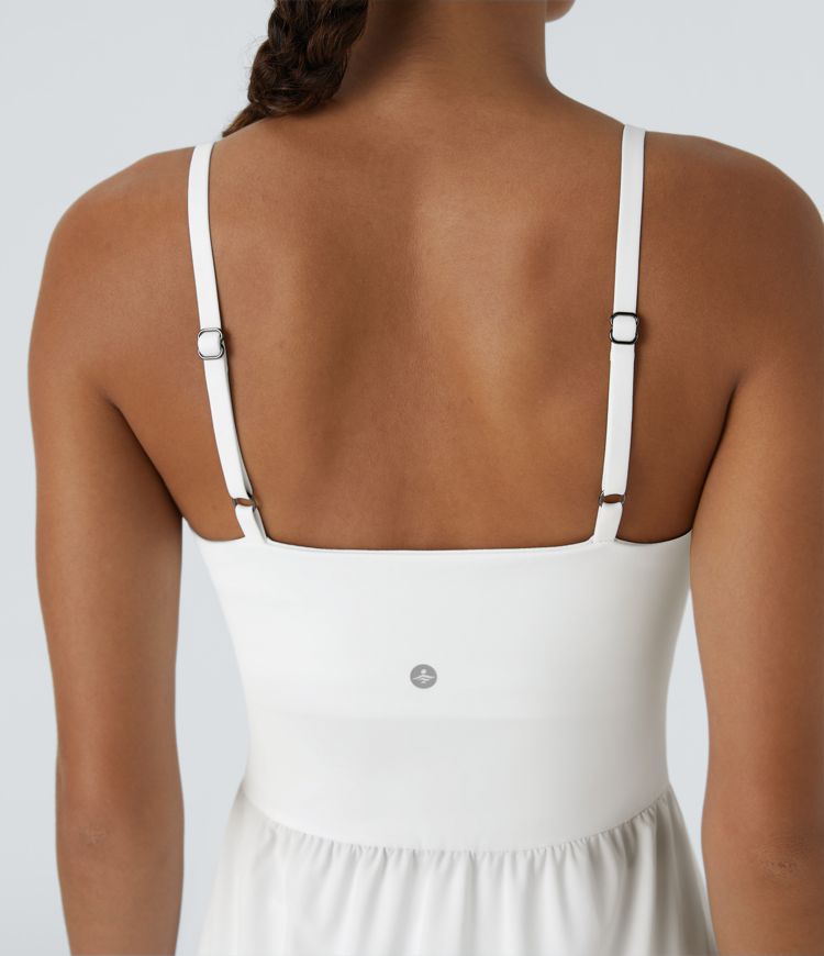 Breezeful™ High Low 2-Piece Pocket Flowy Midi Quick Dry Casual Dress