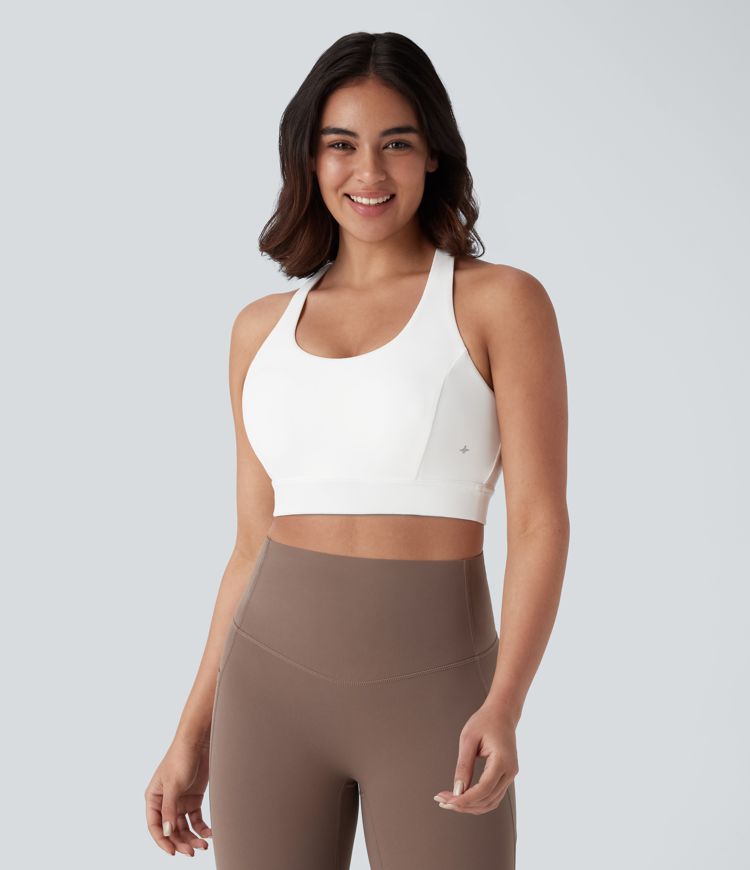 Brassière yoga dos nageur maintien léger D-F
