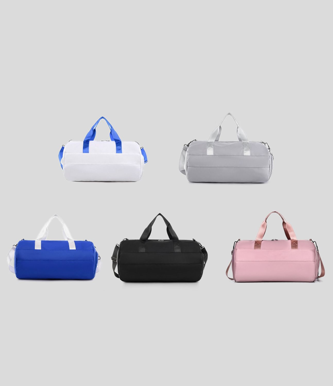 【Free Gift】Random One Color Zipper Gym Bag