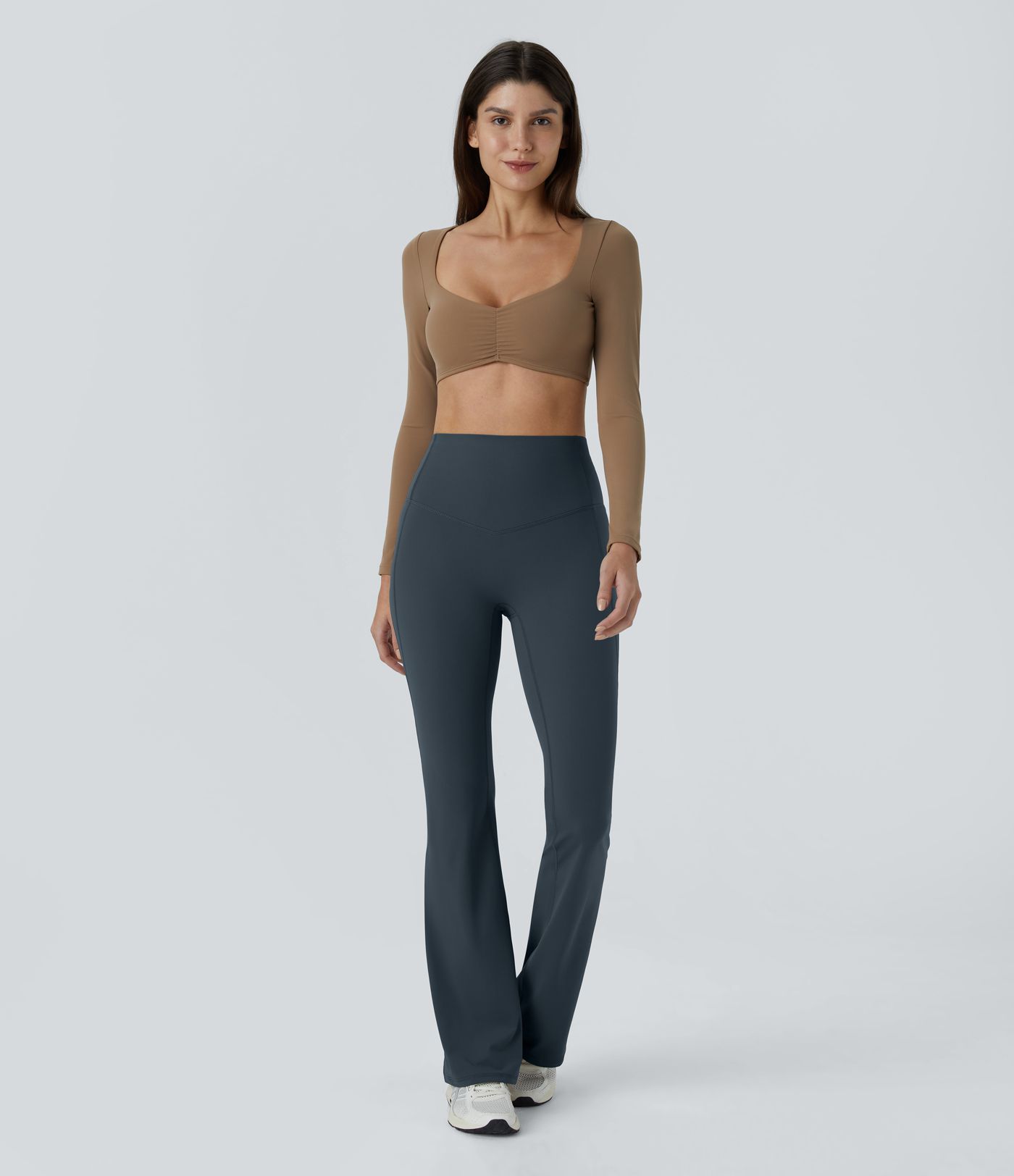 Halara UltraSculpt™ High Waisted Tummy Control Shaping Yoga Flare Leggings Halara UltraSculpt™ High Waisted Tummy Control Shaping Yoga Flare Leggings