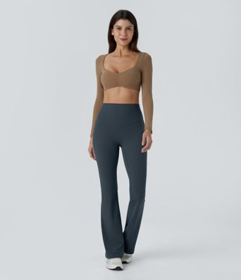 Halara UltraSculpt™ High Waisted Tummy Control Shaping Yoga Flare Leggings Halara UltraSculpt™ High Waisted Tummy Control Shaping Yoga Flare Leggings