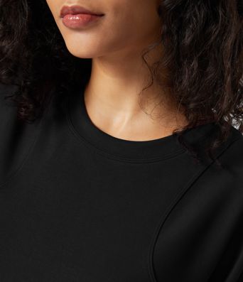 SpacerTek™ Round Neck Raglan Sleeve Solid Casual Sweatshirt