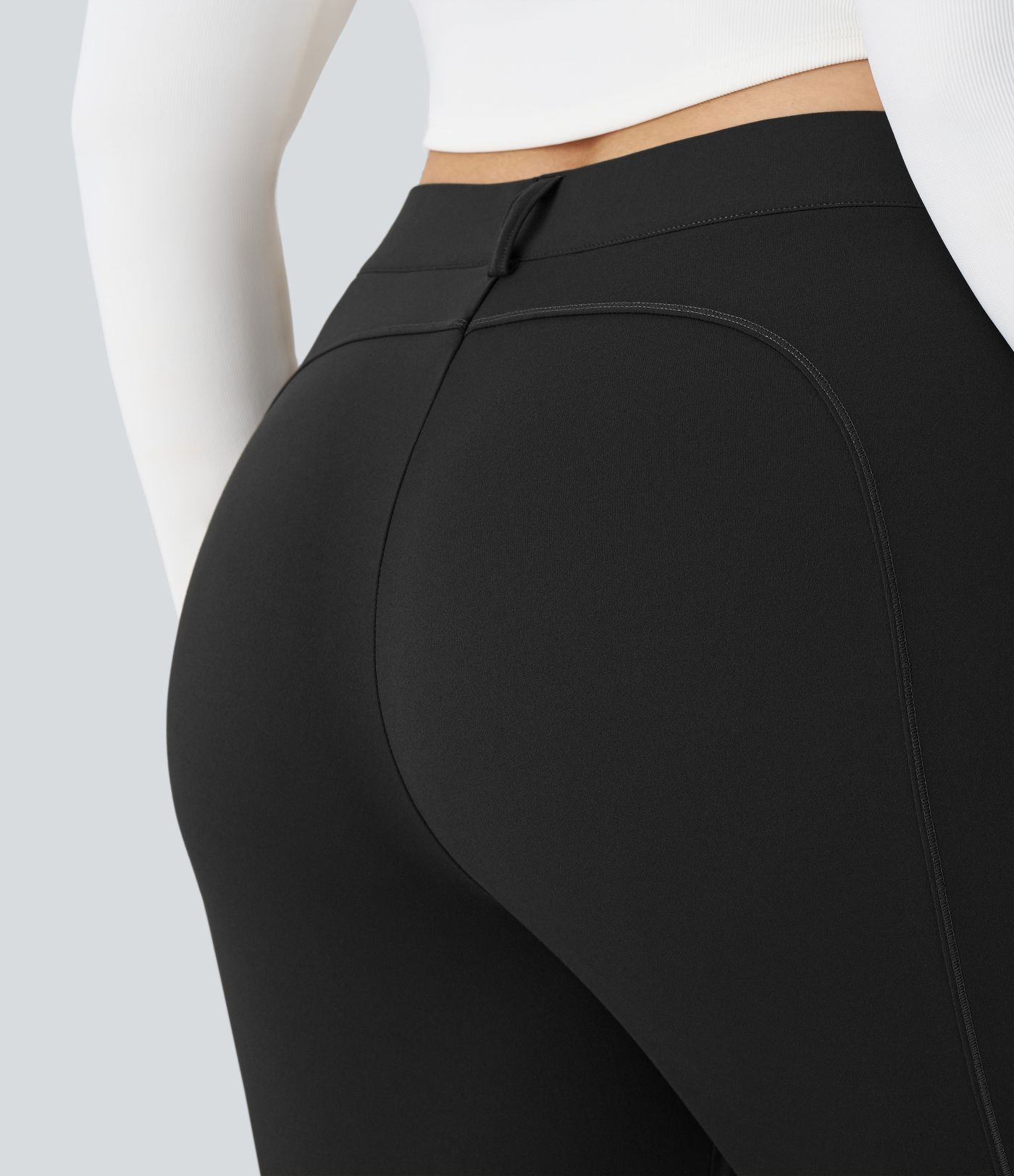 Pantalon cargo randonnée grande taille ajusté uni taille haute DayStretch avec poches zippées