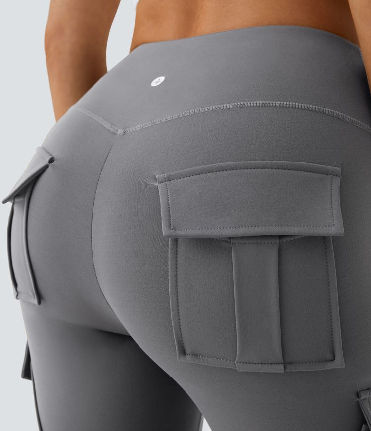DayStretch High Waisted Cargo Pocket Skinny Yoga Leggings