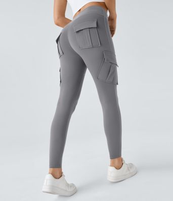 DayStretch High Waisted Cargo Pocket Skinny Yoga Leggings