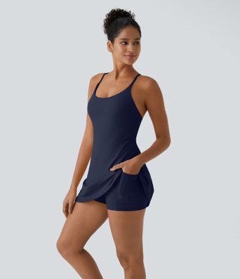 SoftlyZero™ Plush Backless Active Dress-Easy Peezy Edition