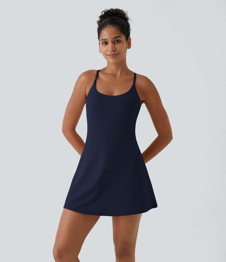 SoftlyZero™ Plush Backless Active Dress-Easy Peezy Edition