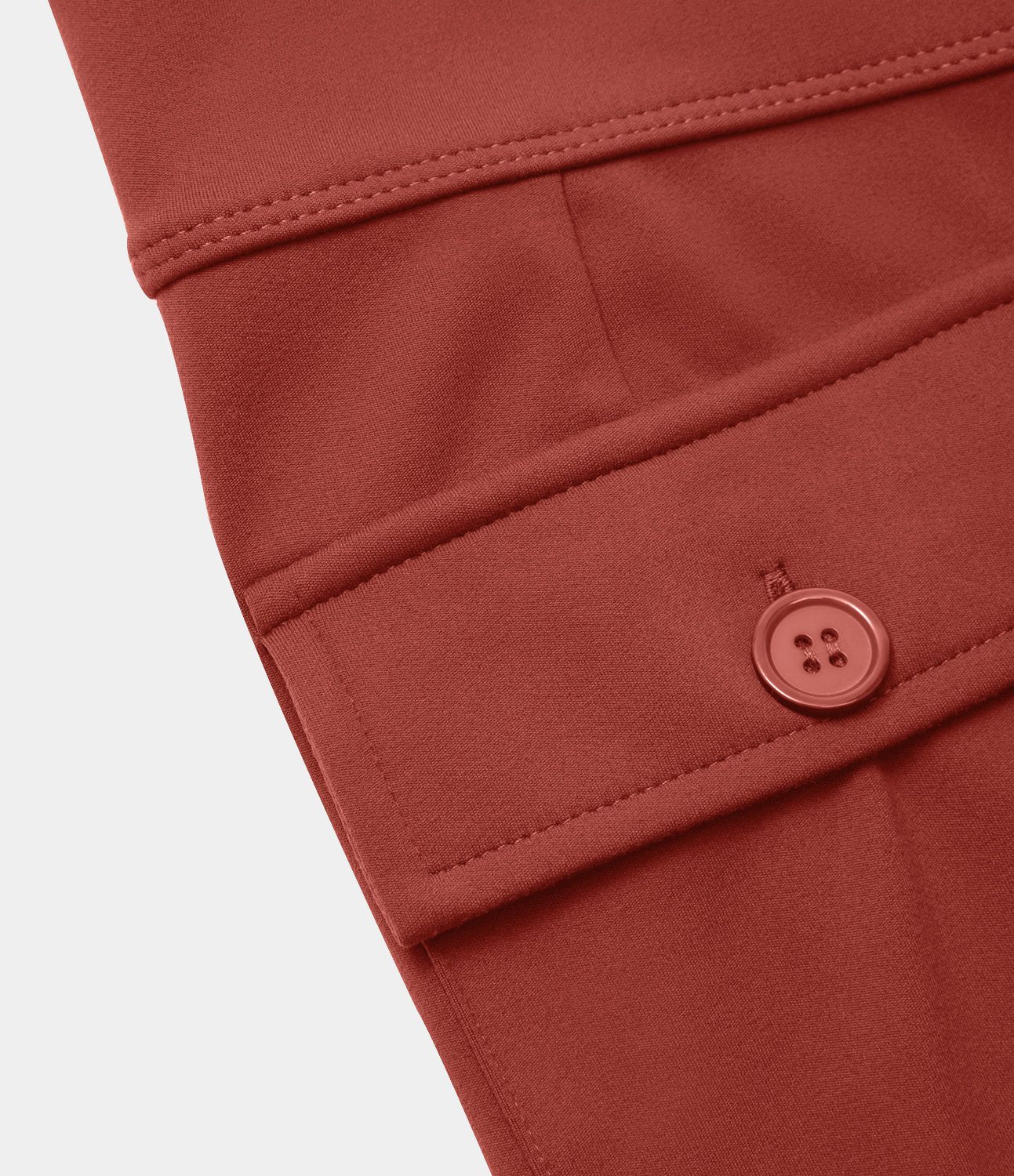 High Waisted Side Flap Pocket Flare Casual Cargo Pants