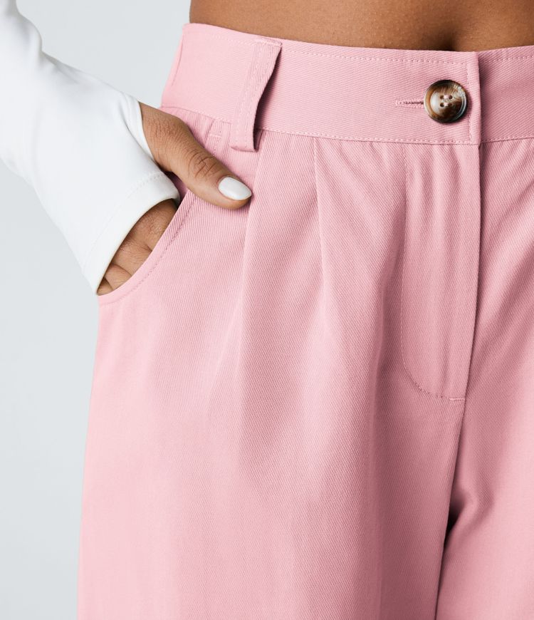 Mid Rise Casual Cotton Joggers with Pockets