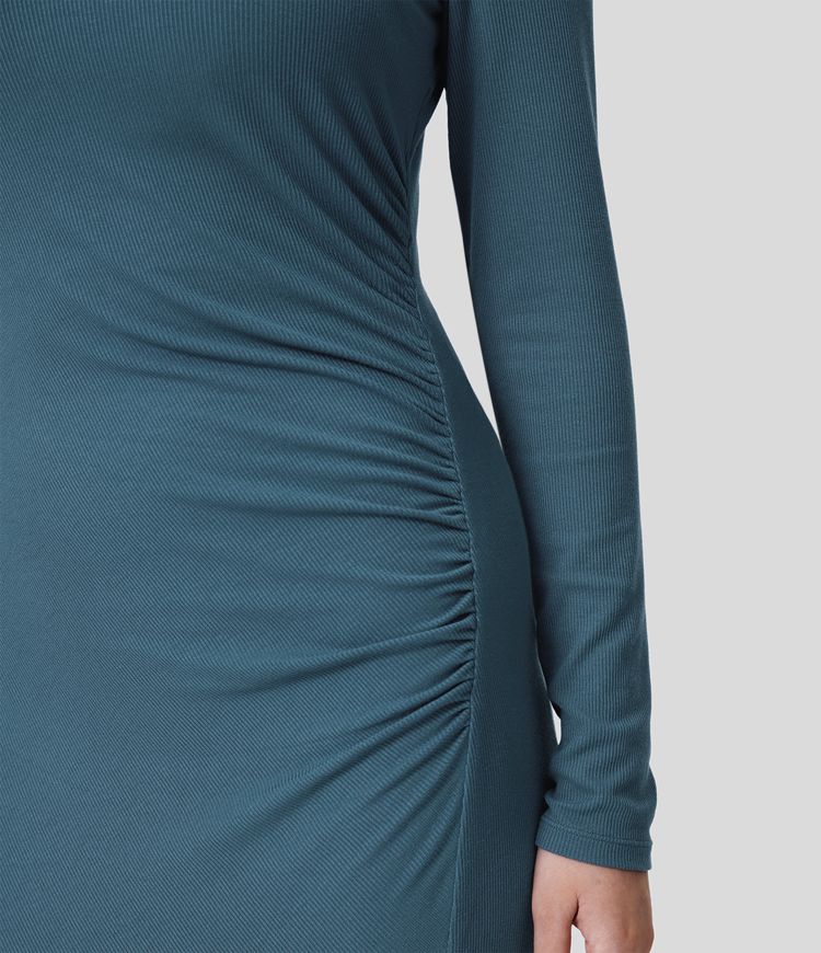 Elizabeth and James | Round neck, long sleeve dress main image 1