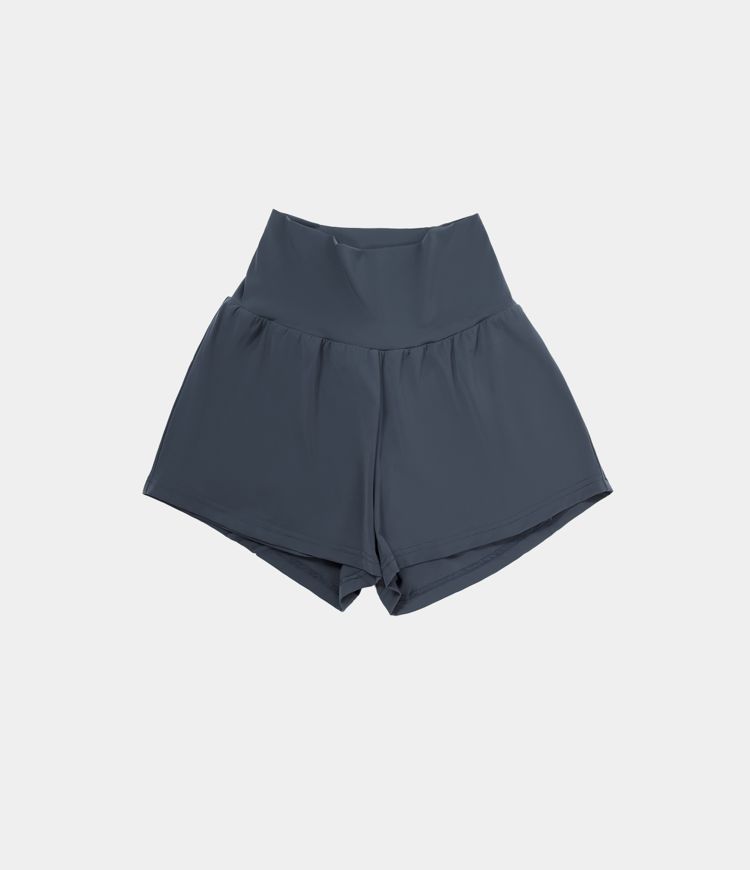 SoftlyZero™ Airy Super High Waisted Cool Touch Yoga Shorts with Pockets