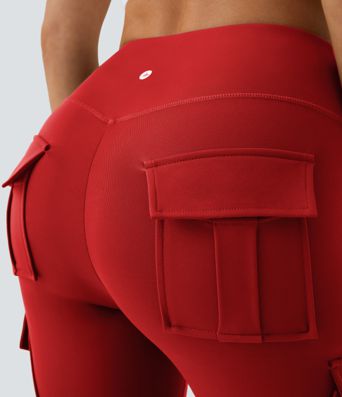DayStretch High Waisted Cargo Pocket Skinny Yoga Leggings