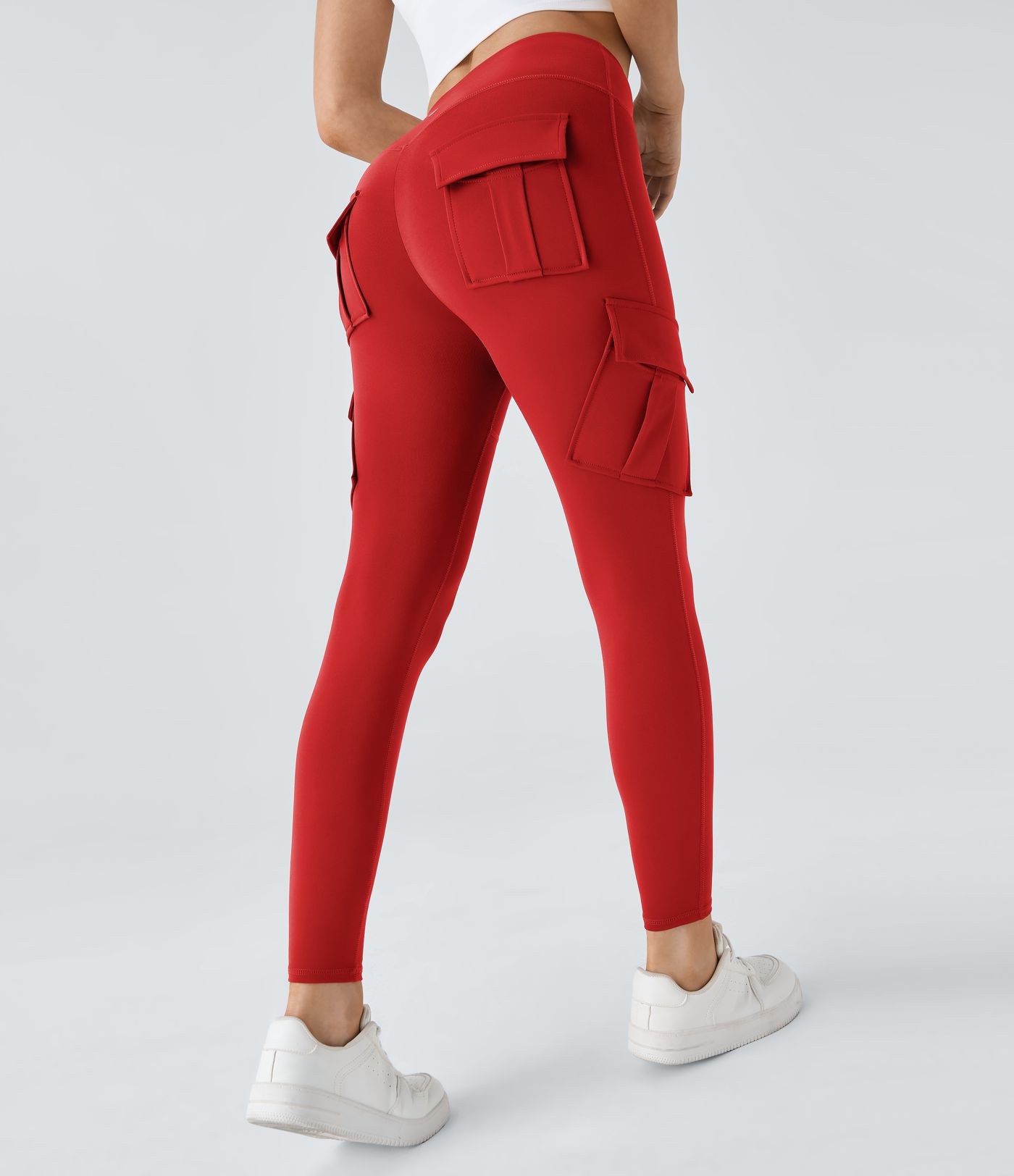 DayStretch High Waisted Cargo Pocket Skinny Yoga Leggings